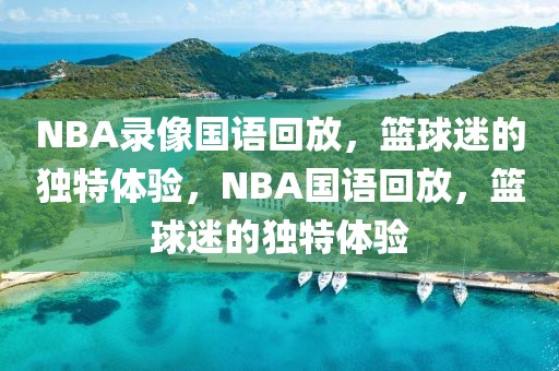 NBA录像国语回放，篮球迷的独特体验，NBA国语回放，篮球迷的独特体验