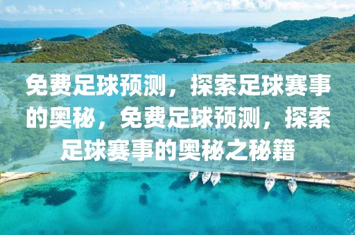 免费足球预测，探索足球赛事的奥秘，免费足球预测，探索足球赛事的奥秘之秘籍