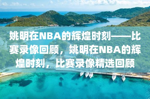 姚明在NBA的辉煌时刻——比赛录像回顾，姚明在NBA的辉煌时刻，比赛录像精选回顾