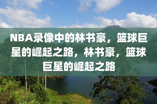 NBA录像中的林书豪，篮球巨星的崛起之路，林书豪，篮球巨星的崛起之路