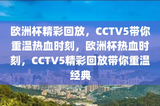 欧洲杯精彩回放，CCTV5带你重温热血时刻，欧洲杯热血时刻，CCTV5精彩回放带你重温经典