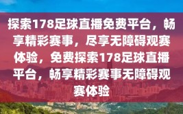 探索178足球直播免费平台，畅享精彩赛事，尽享无障碍观赛体验，免费探索178足球直播平台，畅享精彩赛事无障碍观赛体验