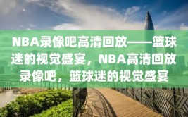 NBA录像吧高清回放——篮球迷的视觉盛宴，NBA高清回放录像吧，篮球迷的视觉盛宴