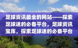 足球资讯最全的网站——探索足球迷的必备平台，足球资讯宝库，探索足球迷的必备平台