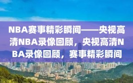 NBA赛事精彩瞬间——央视高清NBA录像回顾，央视高清NBA录像回顾，赛事精彩瞬间