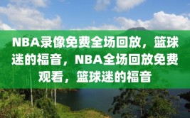 NBA录像免费全场回放，篮球迷的福音，NBA全场回放免费观看，篮球迷的福音