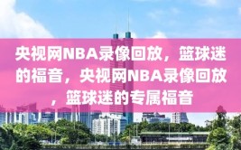 央视网NBA录像回放，篮球迷的福音，央视网NBA录像回放，篮球迷的专属福音