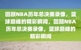 回顾NBA历年总决赛录像，篮球巅峰的精彩瞬间，回顾NBA历年总决赛录像，篮球巅峰的精彩瞬间