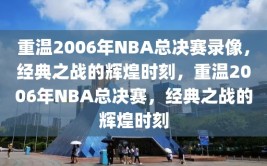 重温2006年NBA总决赛录像，经典之战的辉煌时刻，重温2006年NBA总决赛，经典之战的辉煌时刻