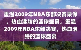 重温2009年NBA东部决赛录像，热血沸腾的篮球盛宴，重温2009年NBA东部决赛，热血沸腾的篮球盛宴