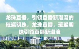 龙珠直播，引领直播新潮流的璀璨明珠，龙珠直播，璀璨明珠引领直播新潮流