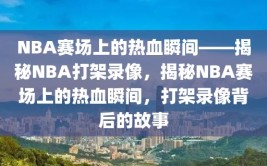 NBA赛场上的热血瞬间——揭秘NBA打架录像，揭秘NBA赛场上的热血瞬间，打架录像背后的故事