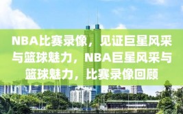 NBA比赛录像，见证巨星风采与篮球魅力，NBA巨星风采与篮球魅力，比赛录像回顾