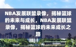 NBA发展联盟录像，揭秘篮球的未来与成长，NBA发展联盟录像，揭秘篮球的未来成长之路