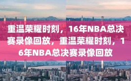 重温荣耀时刻，16年NBA总决赛录像回放，重温荣耀时刻，16年NBA总决赛录像回放