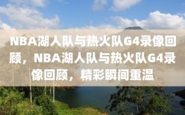 NBA湖人队与热火队G4录像回顾，NBA湖人队与热火队G4录像回顾，精彩瞬间重温